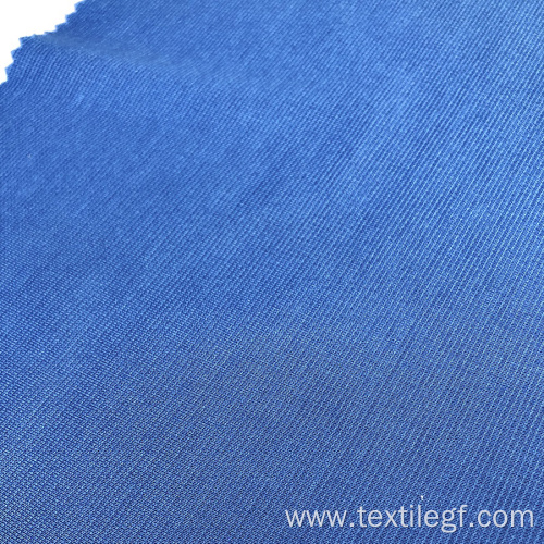 Cotton Nylon Wrapped Fabric Blue Polyester Spandex Roma Knitted Fabric Manufactory